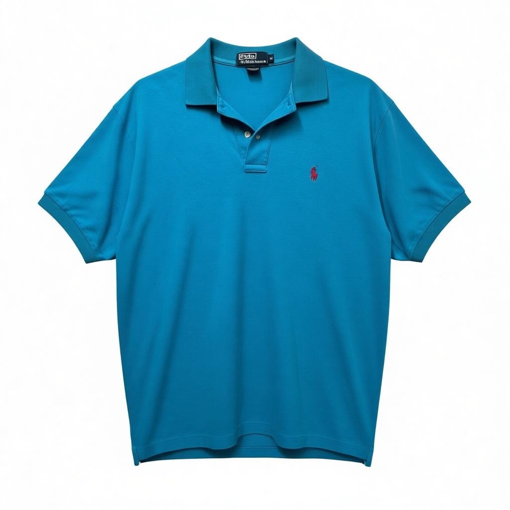 Polo Ralph Lauren Men's M  Polo Shirt light Blue Pink Pony